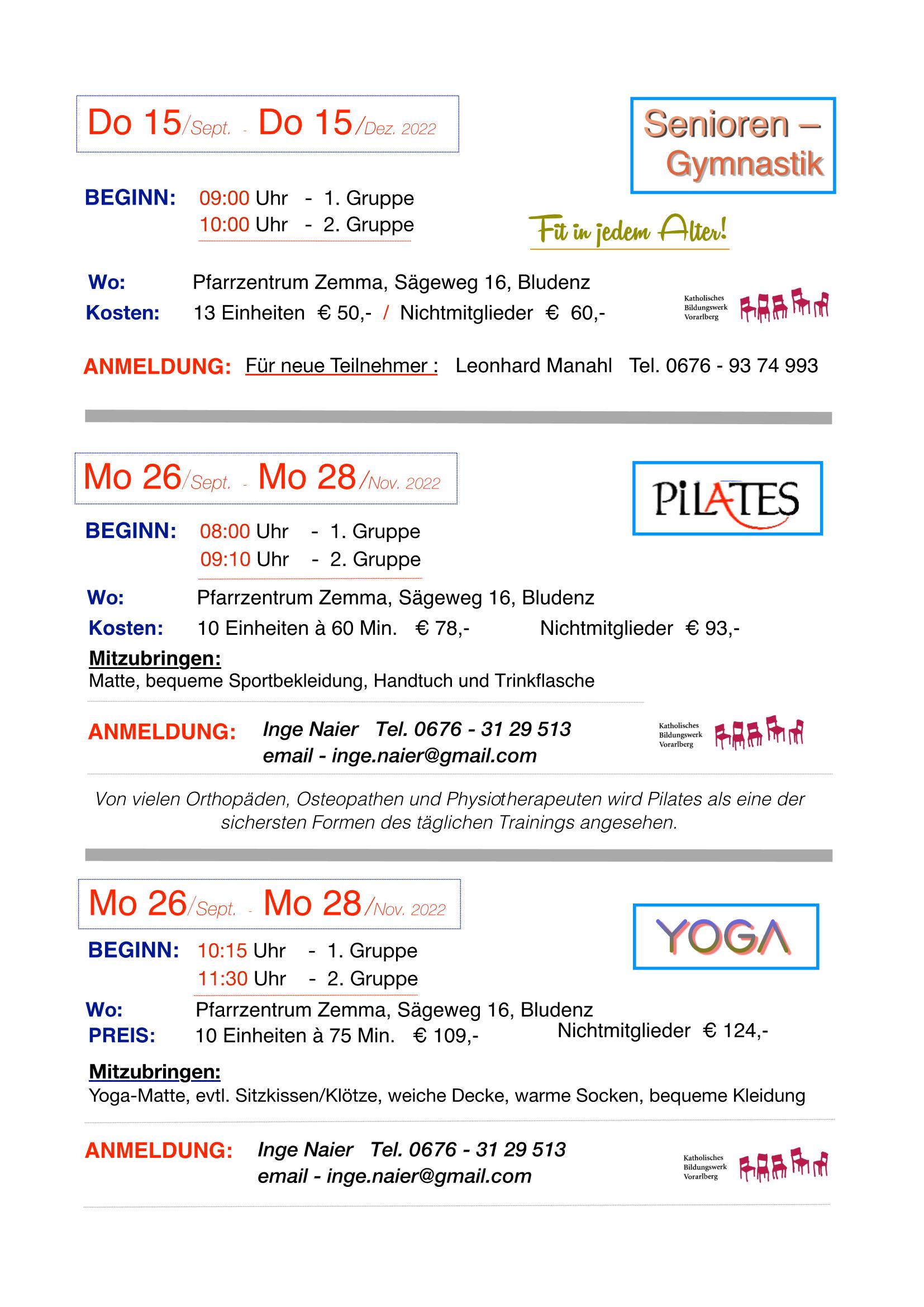 2022 Sept Dez Gym. Pilates Yoga Page 2